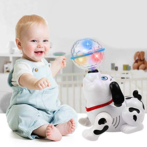 Image of LED Flashing Light and Music Toys for Kids 1+ to 5+ Year | Babies Real Actions Best Birthday Christmas Gift Indoor Fun Activities (Dog)