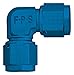 Fragola 90 Degree Aluminum Female x Female Coupler, -12 A-N - Blue