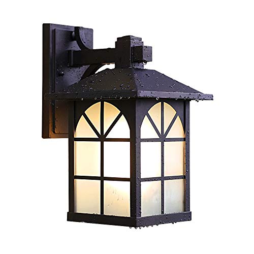 Lumière murale E27 étanche en aluminium Lémoire anti-corrosion extérieure