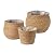 LA JOLIE MUSE Natural Seagrass Large Planter, Plant Pots Cover, Indoor Planters Flower Pots, 13.5+12+9 inch Pack 3