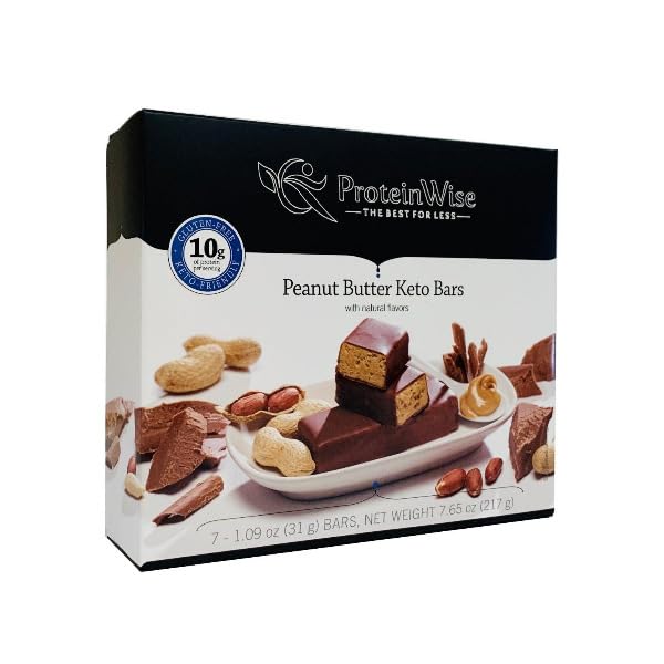 ProteinWise - Barra Keto de Mantequilla de Maní - 7 Unidades miniatura 1