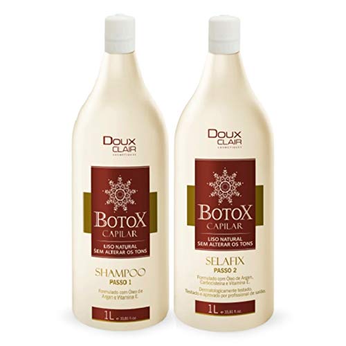 DOUX CLAIR KIT BOTOX CAPILAR SHAMPOO E SELAFIX 1L