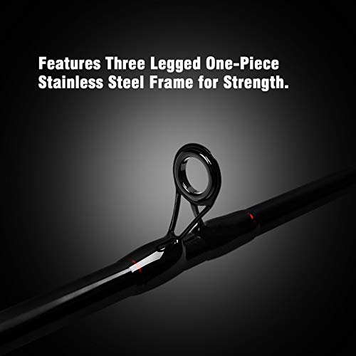 Fiblink 4 Pieces Travel Casting Rod Graphite Baitcasting Fishing Rod Portable Fishing Rod Baitcaster (7'6" Heavy) #TOP1