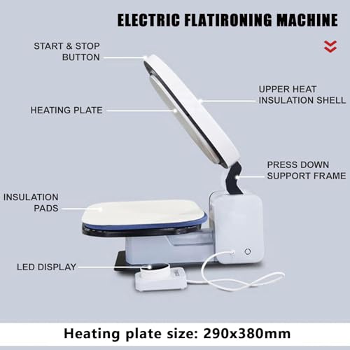 Máquina termo transfer para camisetas 15x12 pulg miniatura 3