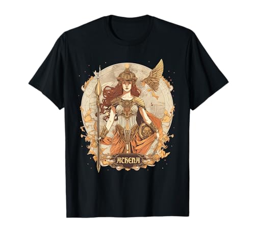 Mitología griega: Atenea, diosa de la sabiduría y la guerra clásica Camiseta