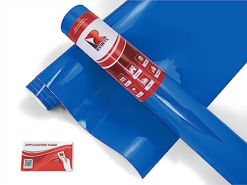 Avery Dennison SW900 667-O Gloss Intense Blue Supreme Wrapping Film Vinyl Vehicle Car Wrap Sheet Roll - (48" x 60")