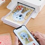 Canon Selphy CP1500 Photo Printer Bundle (White) with KP-108 Paper (108 Sheets) 3 Color Ink Cartridges & Tudak Cleaning Cloth – Wireless Compact Dye-Sub Printer Kit