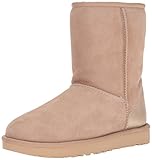 100% suede ;Sheepskin lining UGG W Classic Short II Metallic Driftwood, Größe:36