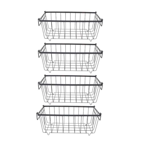 Image of 4Pcs Freezer Organizer Bins Food Organization Deep for Office Fridge Closets|Bins|Refrigerator Parts & Accessories|Parts & Accessories|Large Appliances