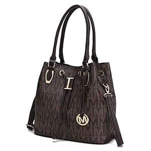 MKF-Collection-Shoulder-Bag-for-Women-PU-Leather-Pocketbook-Top-Handle-Crossbody-Purse-Tote-Satchel-Handbag MKF Collection Shoulder Bag for Women, PU Leather Pocketbook Top-Handle Crossbody Purse Tote Satchel Handbag Chocolate