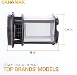 Canamax Premium W10872845 Dishwasher Pump Filter Cup Assembly - Exact Fit for Whirlpool & Kenmore Dishwashers - Replaces 8579307, W10056425, W10056426, W10142911