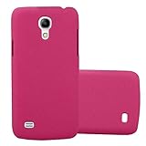 Cadorabo Hülle kompatibel mit Samsung Galaxy S4 Mini Schutzhülle TPU Silikon Case Frost Design Anti Rutsch Slim Kratzfest Stabiles Hardcase mit Rundumschutz Case Hülle für Galaxy S4 Mini in Pink