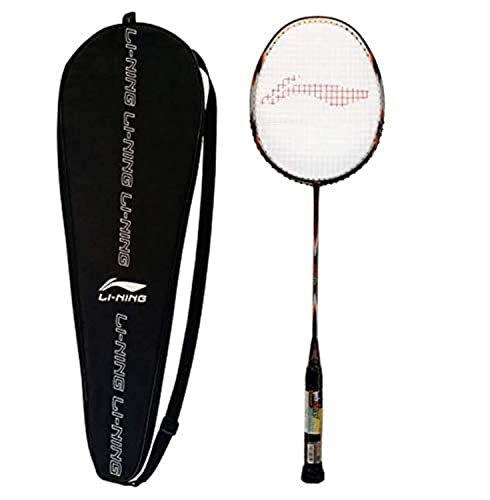 Li-Ning SS-8-G5 Carbon-Graphite Strung Badminton Racquet (Dark Gr...