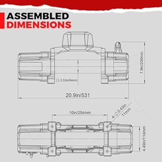 RUGCEL 12000lb New Waterproof Electric Steel Rope Winch 12V with Hawse Fairlead,2 in 1 Wireless Remote Control, Wired Control,for Truck SUV,Jeep Trailer Winch