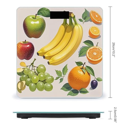 Báscula digital de baño con plataforma amplia y display LCD miniatura 2