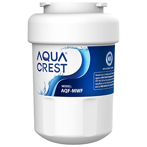 AQUACREST MWF Refrigerator Water Filter, Compatible with GE MWF, SmartWater, MWFP, MWFA, GWF