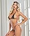 Kimfeng Women Sexy Sparkle Rhinestone Lingerie Set for Women See Through Mini Micro Bra Bikini G String Bottom Set (YTZ52/Black, One Size)