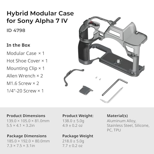 SmallRig funda modular para Sony Alpha 7 IV miniatura 7