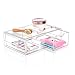 Sorbus Acrylic Cosmetics Makeup and Jewelry Storage Case X-Large Display Sets –Interlocking Scoop Drawers to Create Your Own Specially Designed Makeup Counter –Stackable and Interchangeable