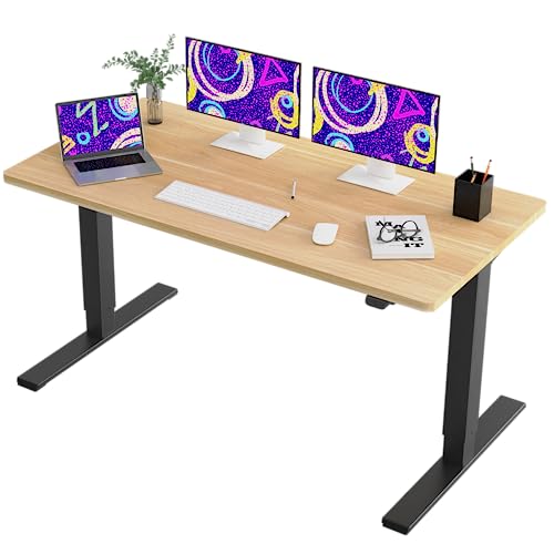 SANODESK EP1E Bureau Assis Debout Électrique, Basic Bureau Réglable en