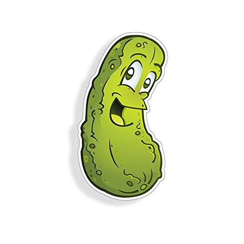 Dill Pickle Sticker Cartoon Man Guy Food Vinyl Printed Car Cup Laptop Graphic Window Decal Dill Pickle Sticker Cartoon Man Guy Food Vinyl Printed Car Cup Laptop Graphic Window Decal