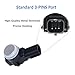 MANATEE Bumper Park Assist Object Sensor 52050134 for Cadillac Chevy GMC Buick Silverado Sierra 1500 2500 3500 HD Yukon XL Encore Lacrosse CTS CT6 XT5 XTS 23428268 84078131 84153946 (1, Silver)