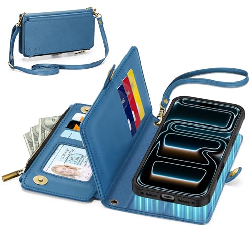 TUCCH iphone 17 Pro Ή P[X 蒠^ 2 in 1  6.3C` V_[ Xgbvt O e RFIDubLO 9J[h|Pbg t@Xi[ | ΂ߊ| X^h@\ PU Ռz (2