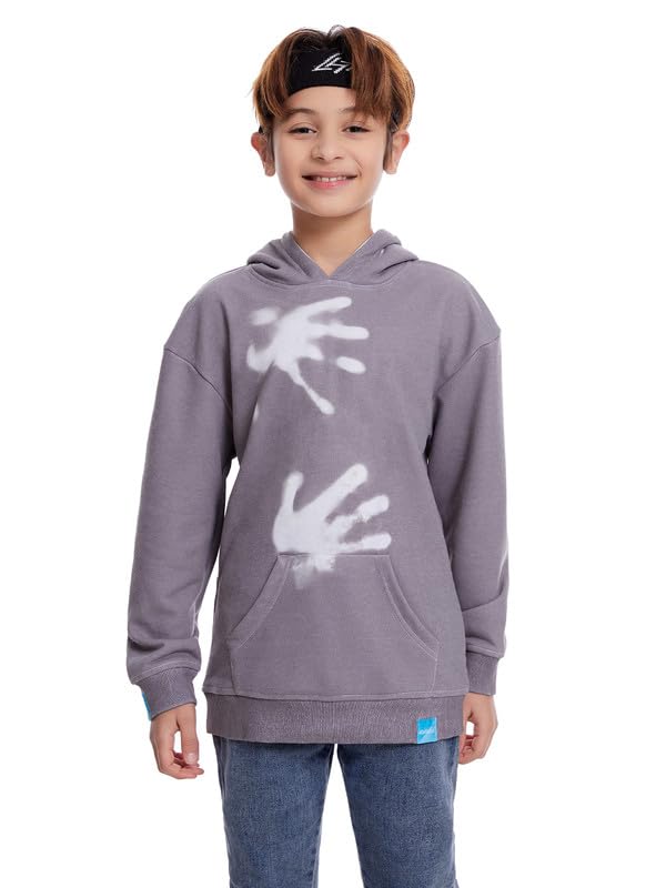 Image of Unisex Children Color Changing Casual Hoodie Heat Reactive Boys and Girls Fashion Sweatshirt