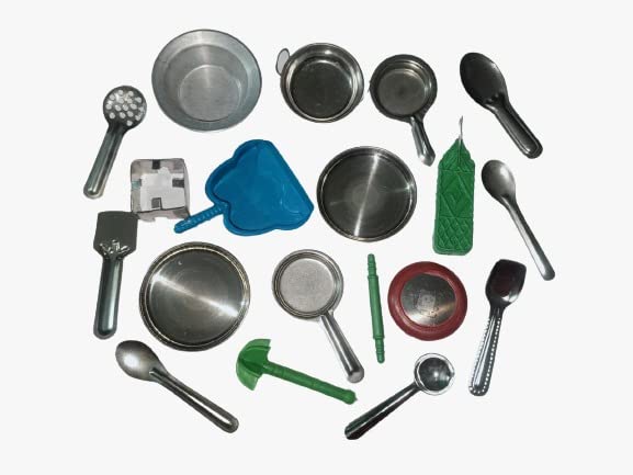 HDS Fancy Miniature Kitchen Set Mini Stainless Steel Utensils Real Cooking Kit for Play Steel Kitchen Set for Girls Choppu Jaman Miniature Cooking Set (B09T2GN5YJ) Amazon Price History, Amazon Price Tracker
