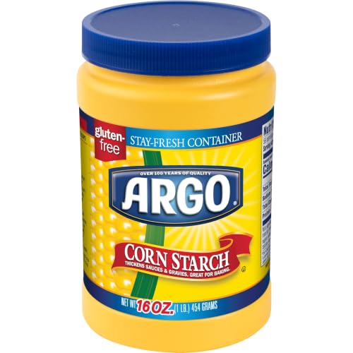 Argo Gluten-Free Corn Starch Powder, Thickener for Cooking, 16 oz
