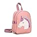 Produktbild Kinder-Rucksack mit Cartoon-Motiv, sehr leicht, geeignet für Kindergarten von 26 Jahren, 17 x 13 x 7 cm, 1 Stück, rose (Pink) - QWNNQ-48529