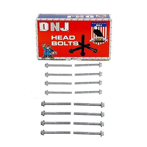 DNJ HBK3135 Head Bolt Kit for 2006-2011 Buick, Chevrolet, Pontiac, Saturn Aura, G6, Impala 3.5L-3.9L V6 12V OHV 3490cc