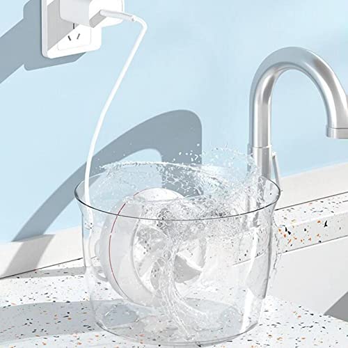 Baoblaze Mini máquina de lavar doméstica, USB, elétrica, impermeável, recarregável, limpador de ferr
