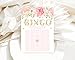 Your Main Event Prints Baby Shower Games - Bingo, Find The Guest, The Price is Right, Who Knows Mommy Best - Pink and Gold Floral - 25 Games Each, Printed Front and Back, 1 Game Per Side