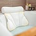 Vybelle® Badewannenkissen atmungsaktiver 4D Air Mesh [perfekte ergonomische Passform] Badekissen für Entspannung von Nacken und Rücken – inkl. extra Tragetasche – Bath tub Pillow Designed in Germany