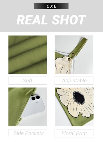 QXE Women's 2026 Summer Floral Print Overalls Jumpsuits One Piece Sleeveless Wide Leg Long Pants Rompers with Pockets