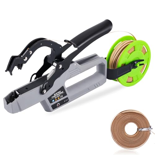 YUCHENGTECH Legatrice per Pomodori a Batteria Legatrice Elettrica per Vigneto Legatrice a Batteria per Piante 0-45mm Pinza Legatrice per Piante Professionale per Legare Pomodori Fiori Verdura Vigneto