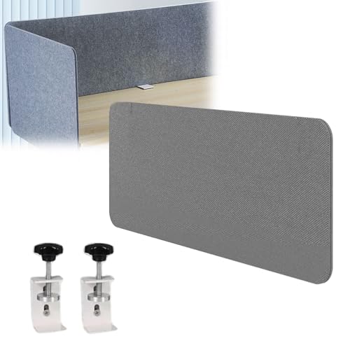 Pannello per la Privacy da scrivania con Morsetto, Dimensioni Personalizzabili