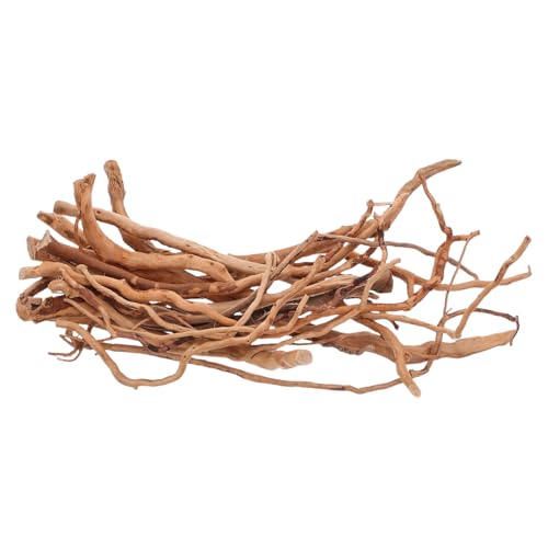 Kisangel Decoración De Raíces para Acuario Madera Flotante Artificial para Acuario Raíz De Árbol Decoración para Pecera Accesorios para Reptiles Enredaderas para Adornos