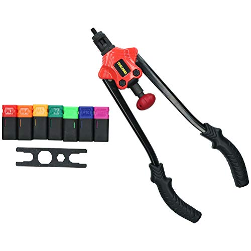 AB Tools M3 - M12 Hand Nut Riveter Nut Sert Tool Fastener Fastening Riveting Kit 3-12mm