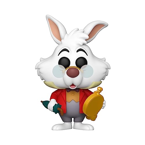 Funko Pop! Disney: Alice 70th– White Rabbit with Watch - Alice in Wonderland - Figurine en Vinyle à Collectionner - Idée de Cadeau - Produits Officiels - Jouets pour Les Enfants et Adultes