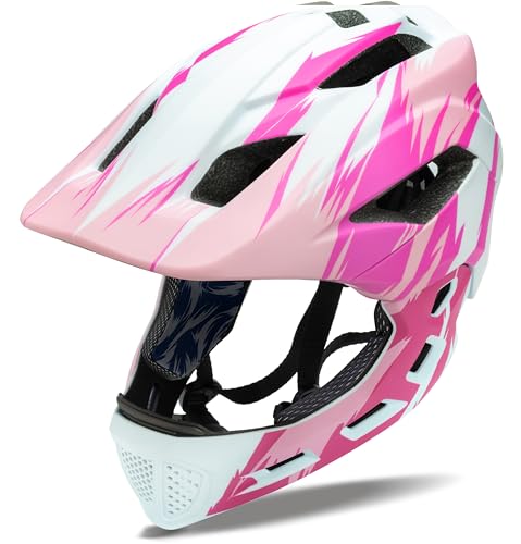 Natuway Toddler and Kids Full Face Helmet, Girl and Boy