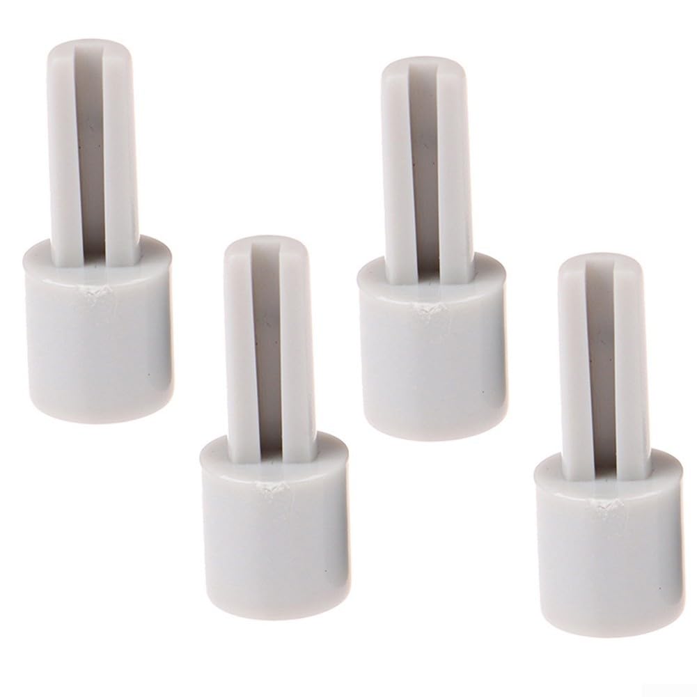 GLFLOW Potentiometer Extension Shaft 4 Pieces Mixer Potentiometer Knob 6Mm Half Shaft 25Mm Length Gray
