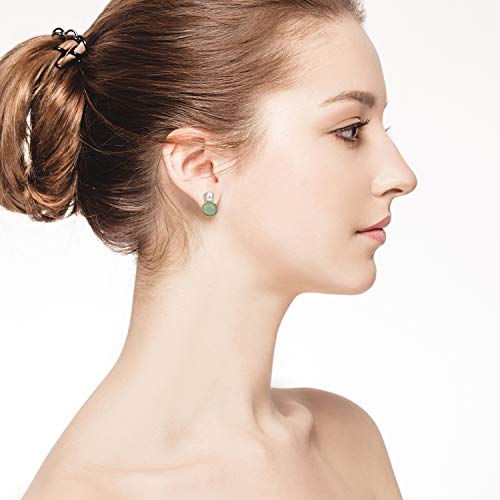 Hicdaw 8 Pairs Clip On Earrings for Women Non Pierced Earrings Rose Flower CZ Pearl Twist Knot Jewelry Clip on Earrings Sets Hypoallergenic Earrings for Women3