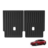 LUCKLUNA Backrest Mats for Tesla Model Y L 6-seat 2026 All Weather TPE Backrest Cushion Car Interior Mats Accessories