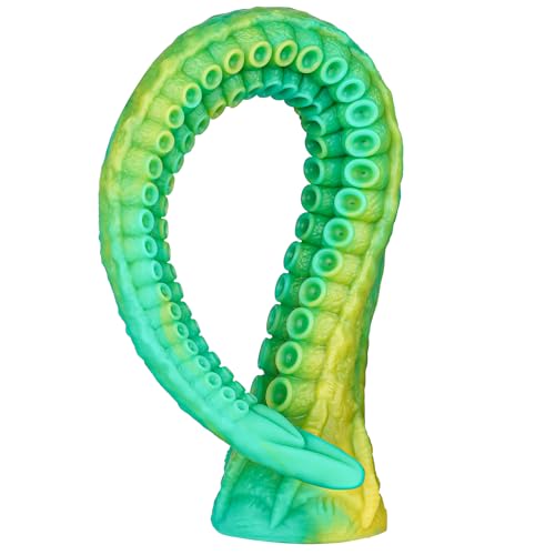 Wakelust 50CM Flüssiges Silikon Dildo Monster Fantasy Dildo mit Starkem Saugnapf Realistischer Oktopus-Tentakel Dildo für Sie Analdildos G-Punkt Anal Plug Erotik Sexspielzeug für Männer Frauen Paare