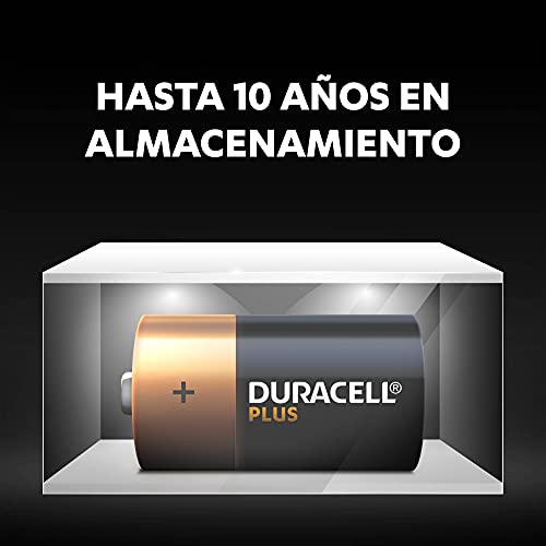 Duracell - Plus C, Batterie Mezza-Torcia Alcaline