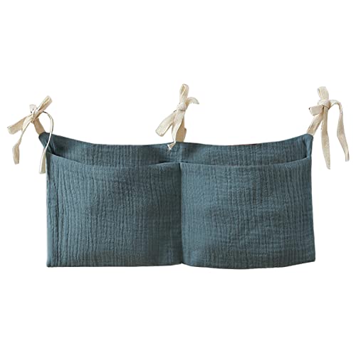 Qsvbeeqj Tragbare Tasche für Nachttisch Krippe Windel Aufbewahrungstasche Babybett Bettwäsche hängen neugeborenes Krankenhaus Bettzubehör Nachttisch