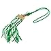 Happy Graduates Small Kelly Green Shiny Child Graduation Cap, Gown, Tassel and 2025 Charm Set, Kindergarten Graduation Cap And Gown Set, For Kids And Preschool