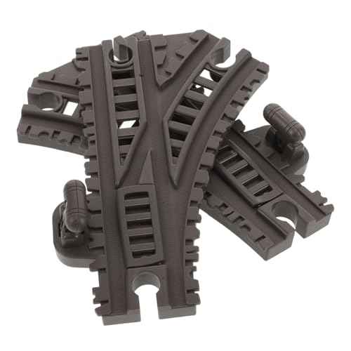 TOYANDONA 2pezzi Rotaie Per Treni Educativo Compatibile Rotaie Standard Per Configurazioni Immaginative e Ferroviarie Per